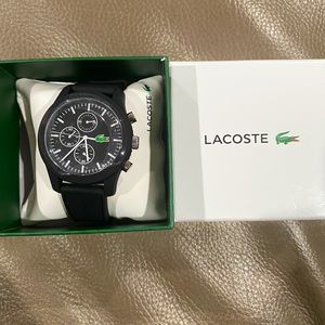 Lacoste men’s black watch